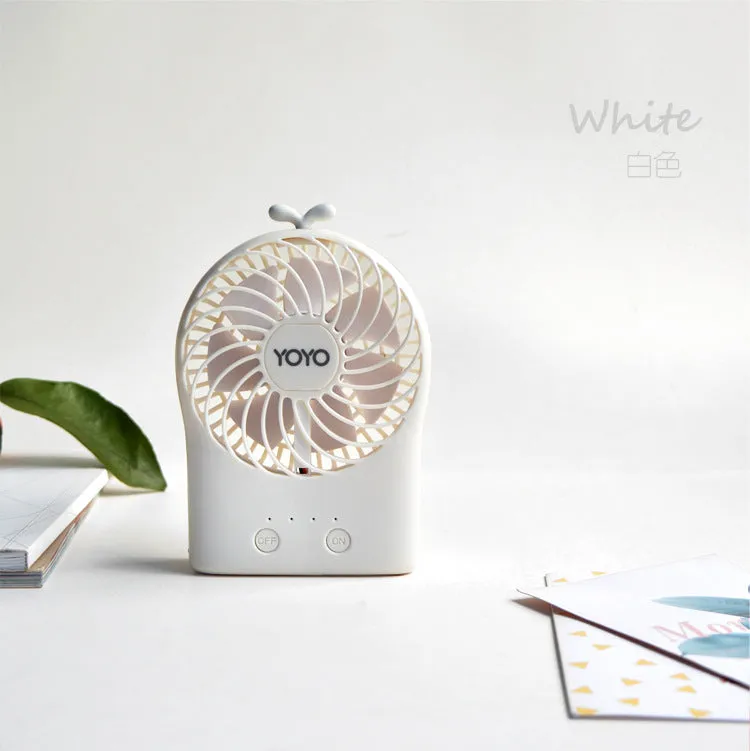 Mini Fan Hanging Neck Creative Adjustable Angle Cute Portable USB Fan