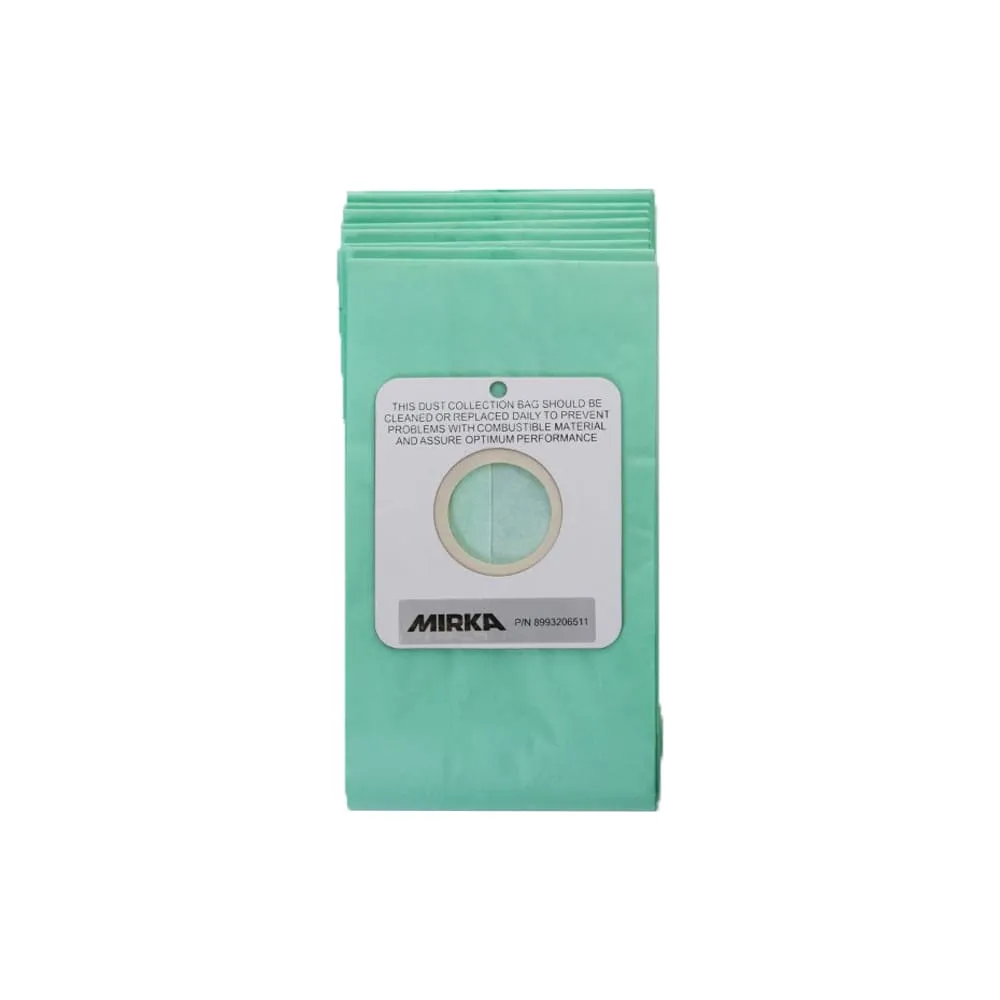 Mirka Paper Dustbag for ROS/OS DB Machines (Pack of 10)