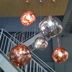 Modern Nordic Hanging Lava Glass Bubble Pendant ball Ceiling light fixture