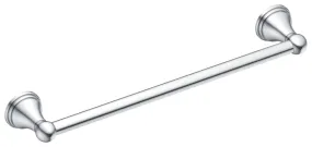 Moen DN8418CH Towel Bar, 18 in L Rod, Aluminum, Chrome, Surface Mounting :CD: QUANTITY: 1