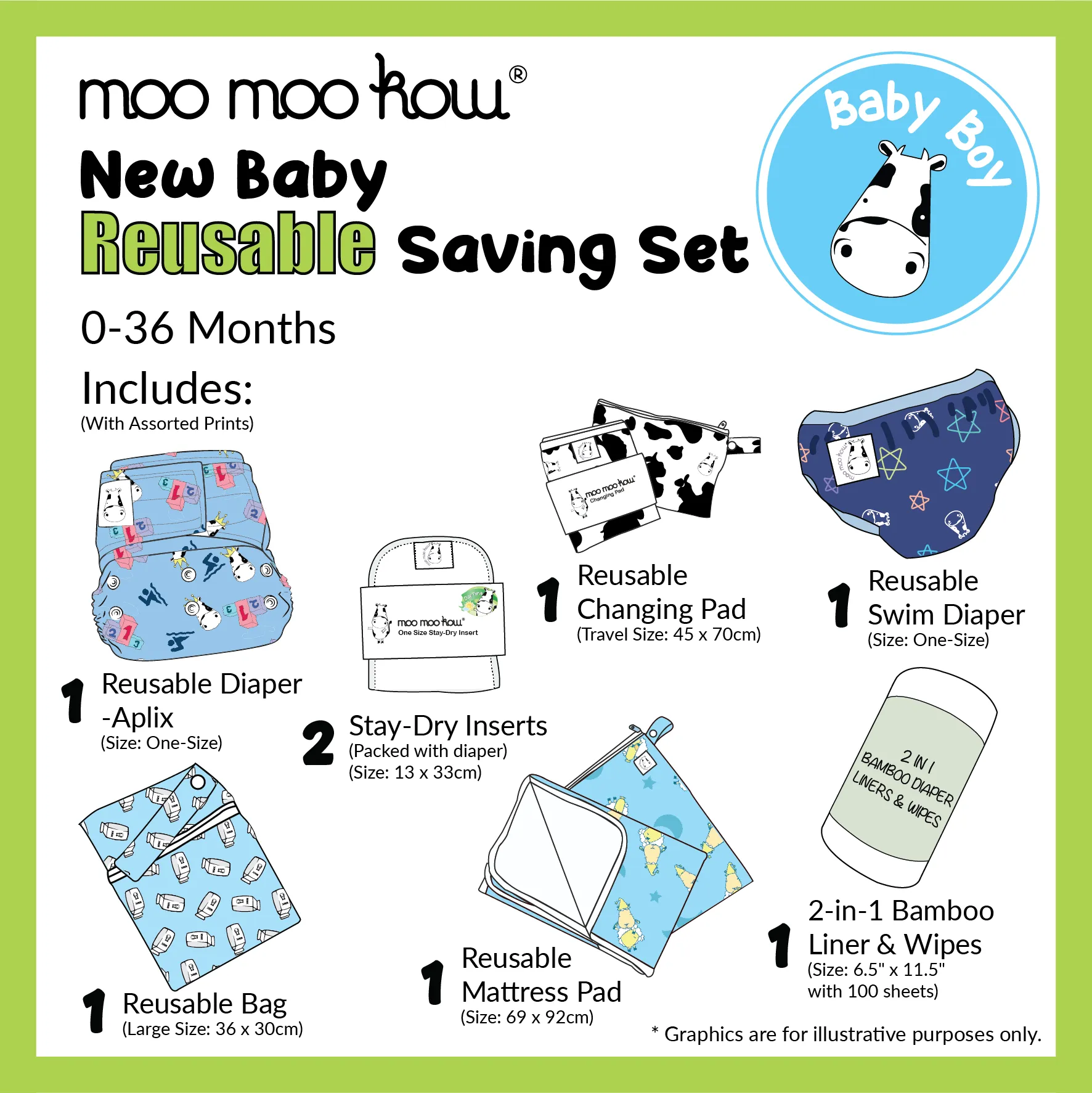 Moo Moo Kow® New Baby Saving Set