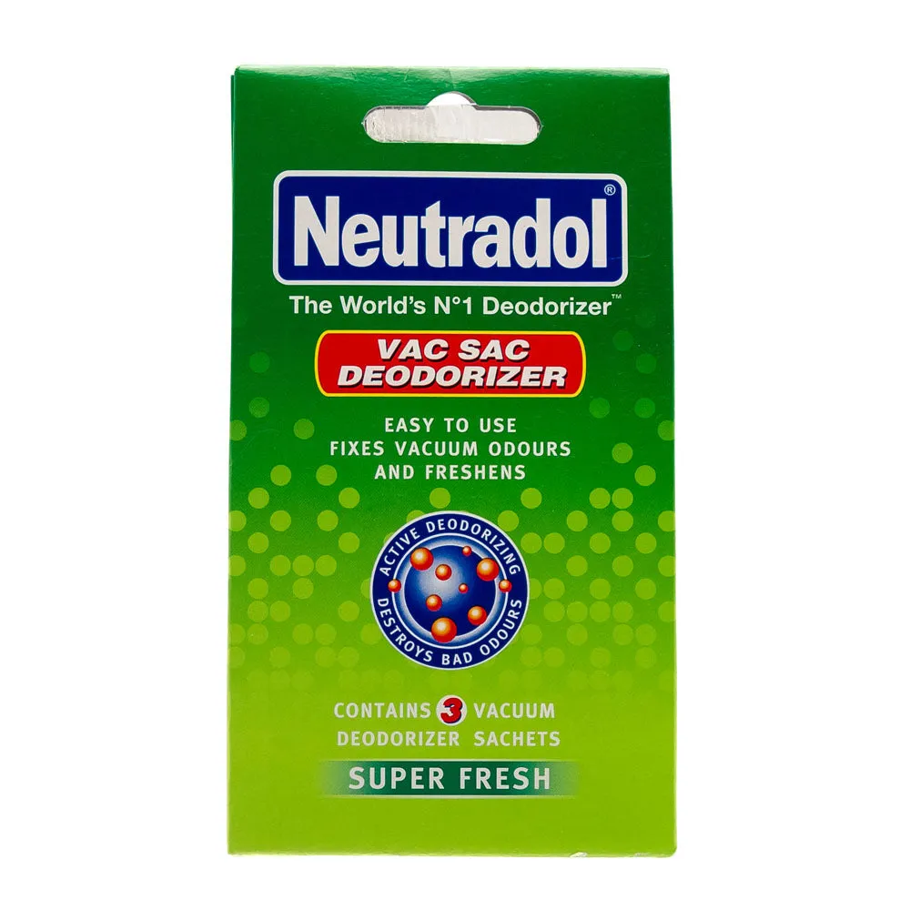 Neutradol Superfresh Vac Sac Deodoriser 3 Sachets