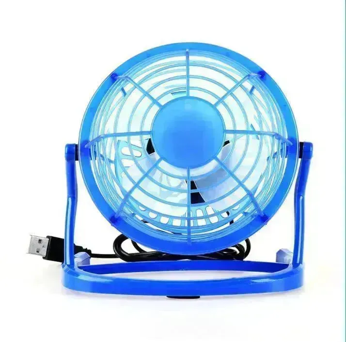 New Mini Portable Super Mute USB Fan Desk Cooling Laptop Notebook PC Fan Cooler Drop Shipping