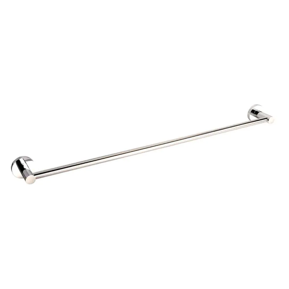 NIKO single towel rail in Brushed Nickel