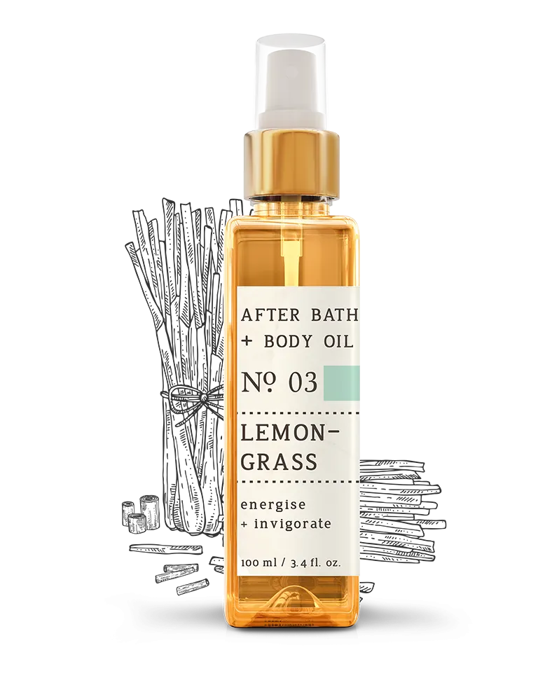 No. 3 Lemongrass After Bath   Body Oil