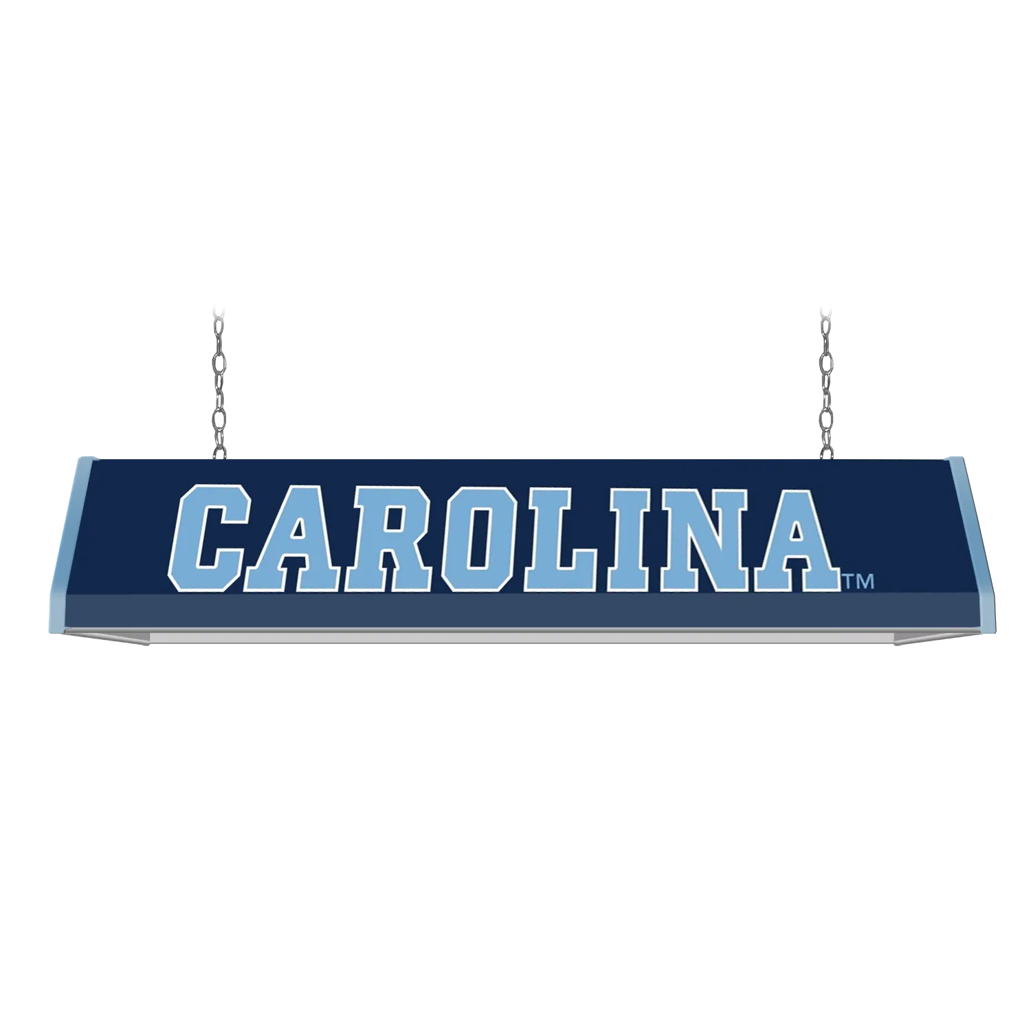 North Carolina Tar Heels: Standard Pool Table Light Navy / NC Cap