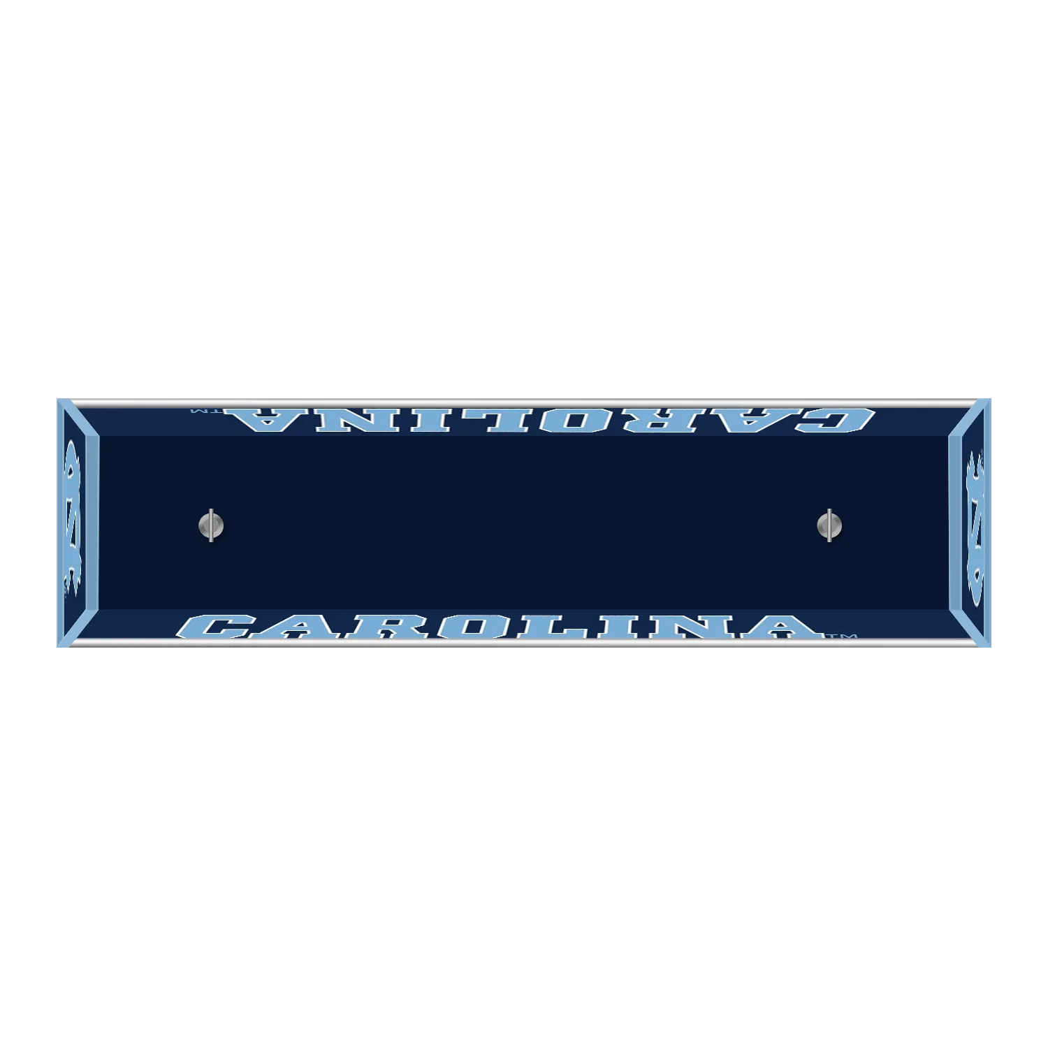 North Carolina Tar Heels: Standard Pool Table Light Navy / NC Cap