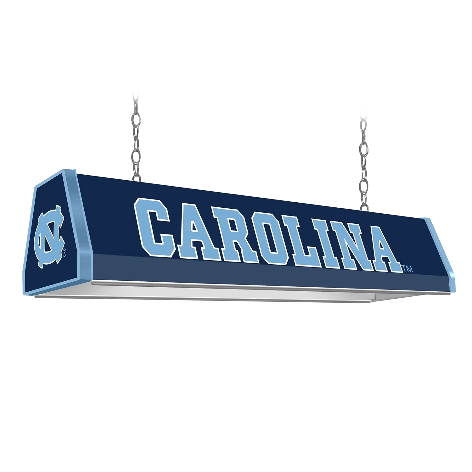 North Carolina Tar Heels: Standard Pool Table Light Navy / NC Cap