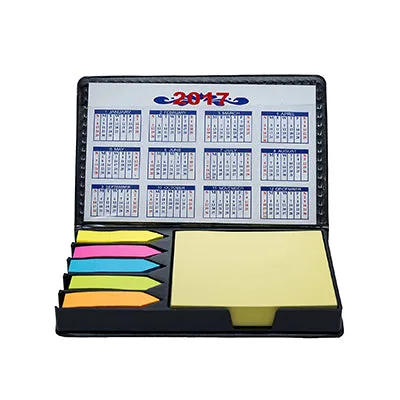 Notepad, Post-it flag with Calendar Memo Holder