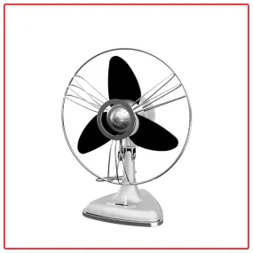 NSB ELVIS (White) 12 Inch Stylish Retro Series Table Fan