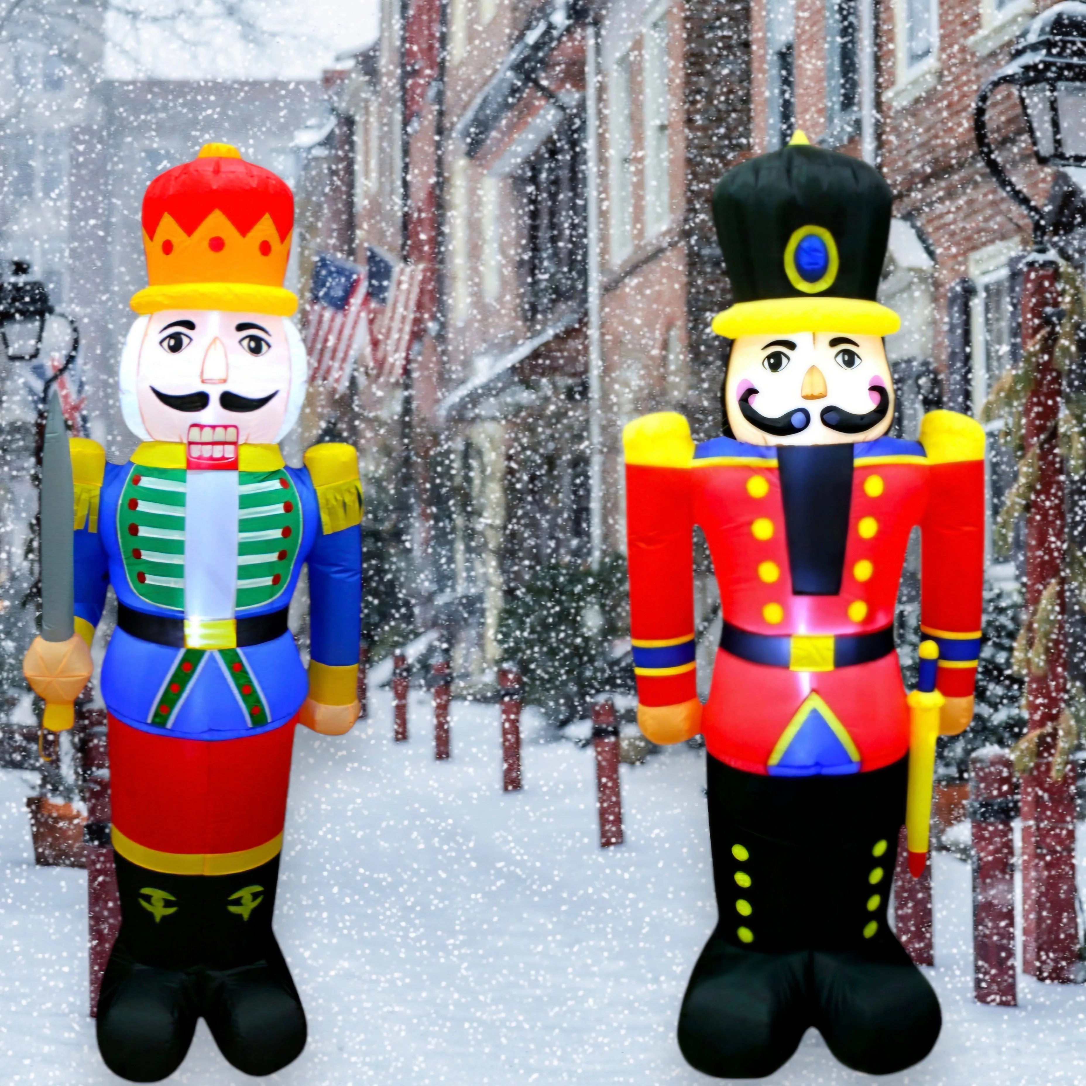 Nutcrackers - 6FT Illuminated Inflatables