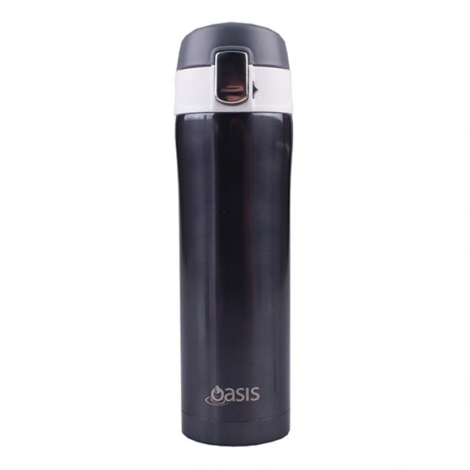 Oasis Stainless Steel Flip-Top Vacuum Flask Insulated Water Bottle 450ML