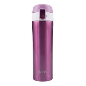 Oasis Stainless Steel Flip-Top Vacuum Flask Insulated Water Bottle 450ML