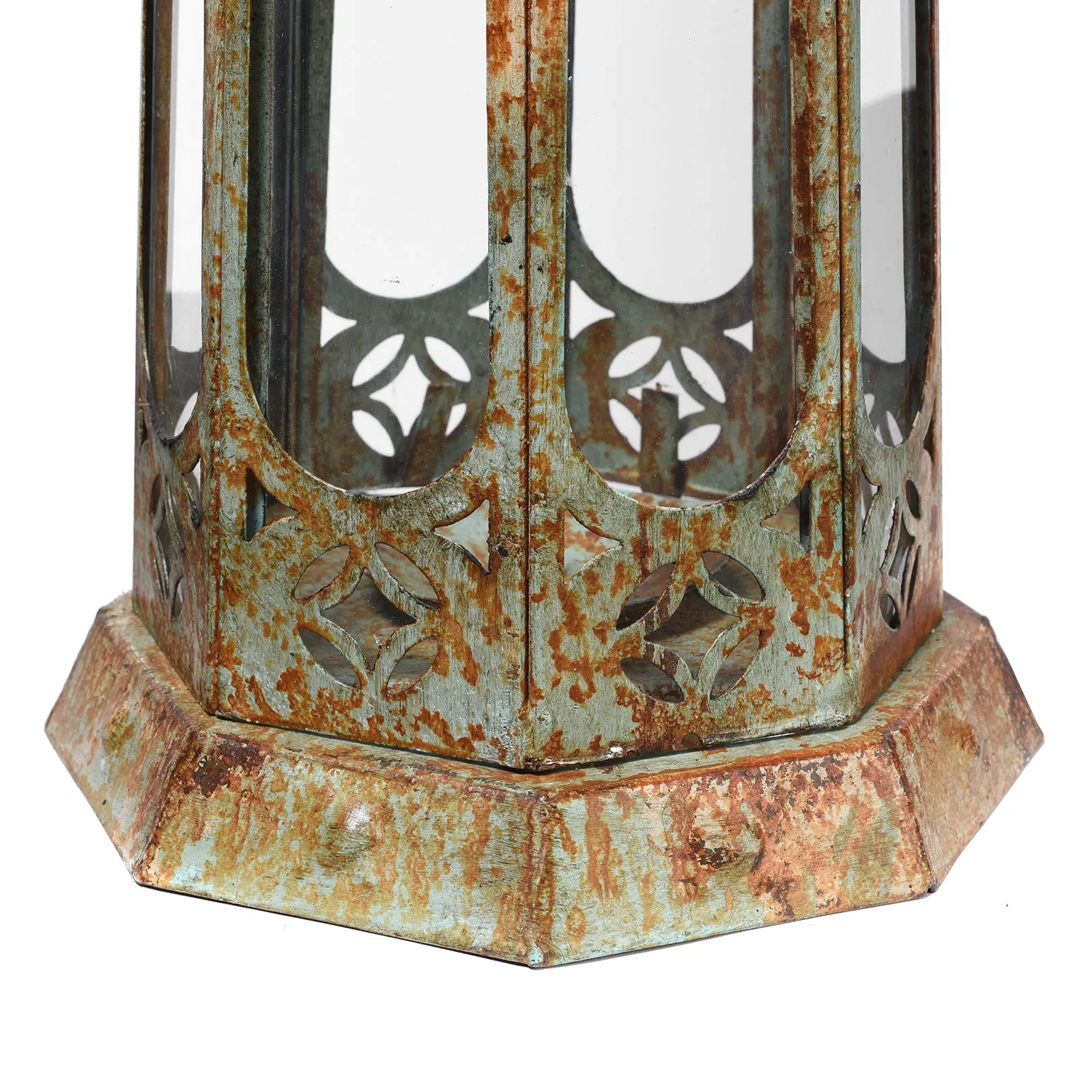 Octagonal Painted Storm Lantern