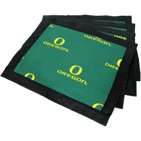 Oregon Ducks Placemat Set, Set of 4 Cotton and Reusable Placemats