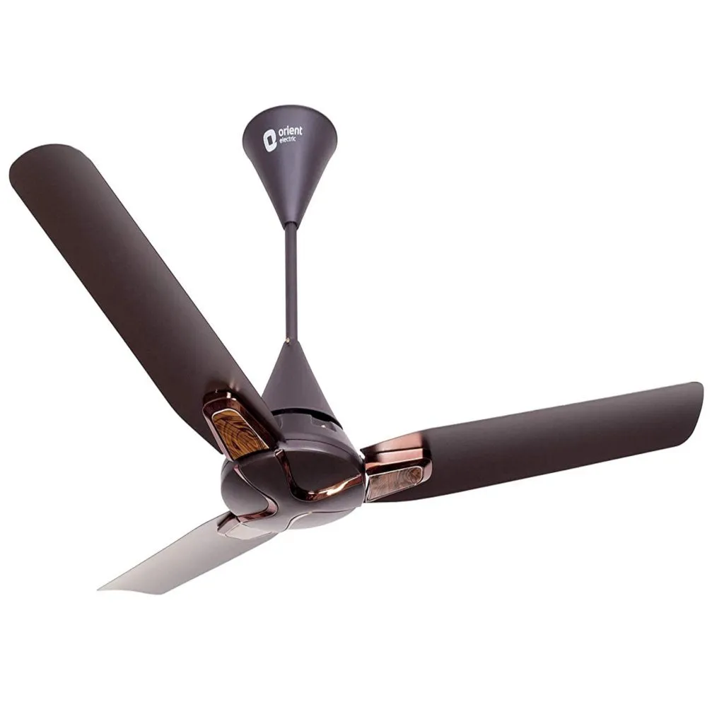 Orient Jazz Trendz High Speed Ceiling Fan 1200mm Metallic Bronze Copper With Wood