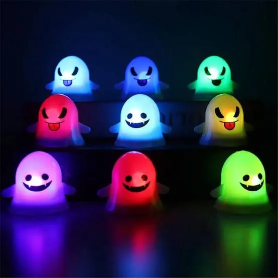 PartyToko Skull Hand Lamp Ghosty Laughter with Light Party Halloween Lantern Light Decoration 2 Pcs Samll lamp 3inch Size