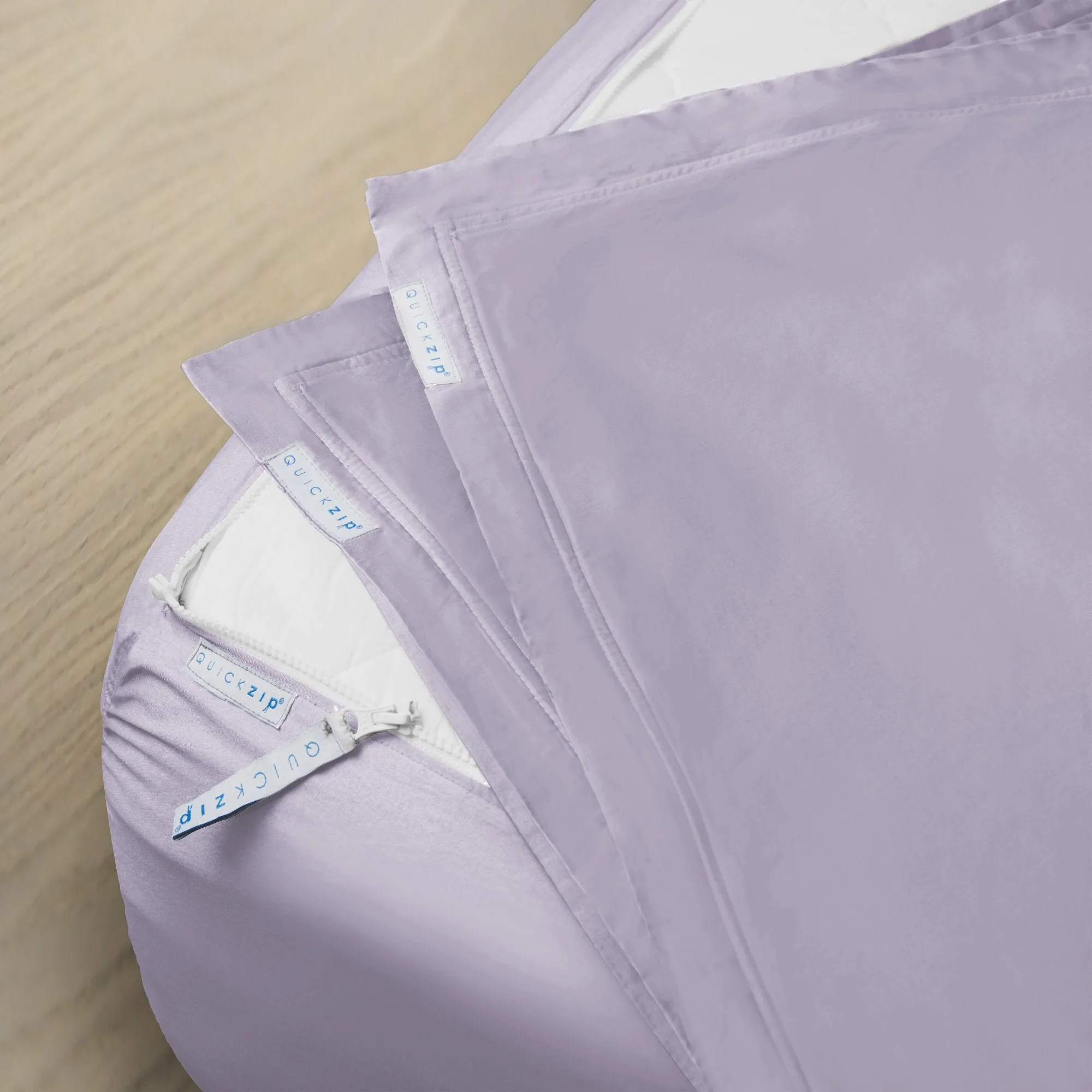 Percale Fitted Sheet (Base   Zip Sheet ) - Queen