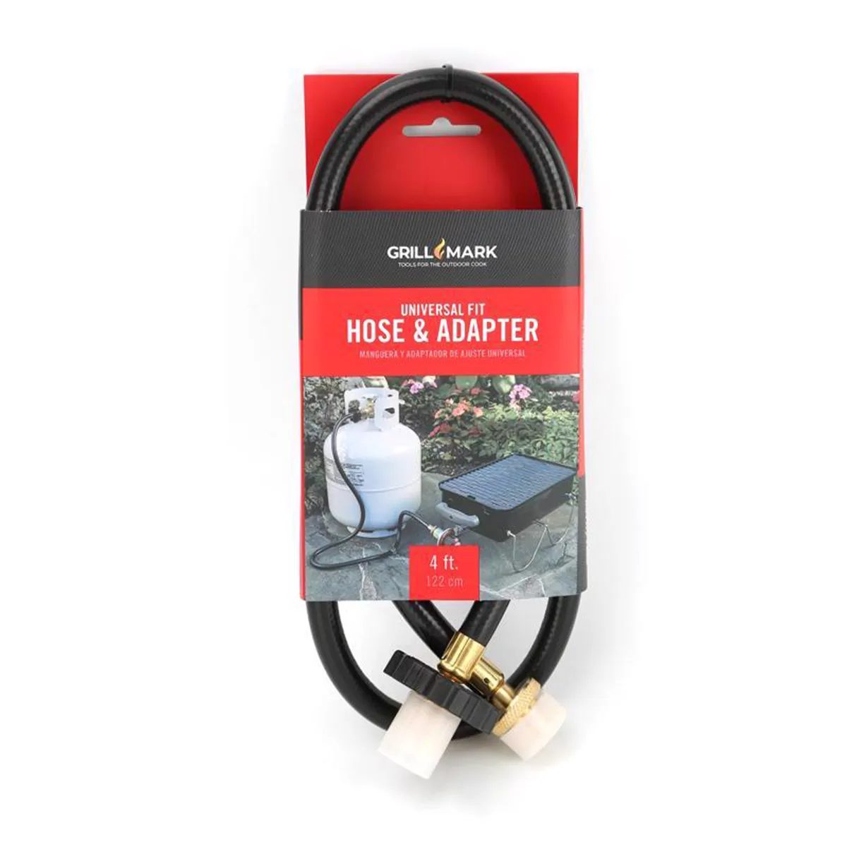 Plastic Grill Gas Line Hose and Adapter 4 ft. 00361