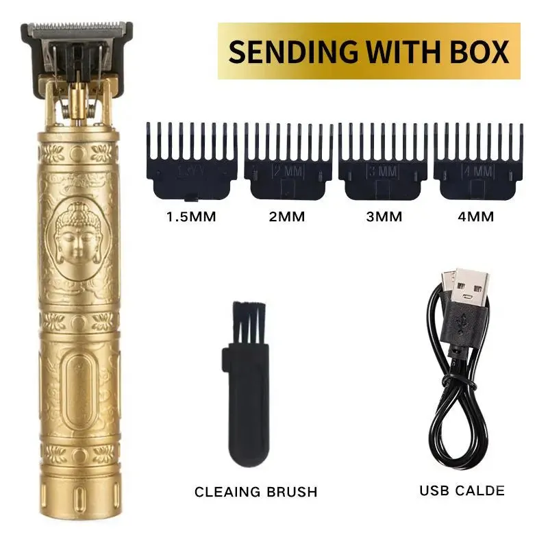 Professional Hair Trimmer Wireless Electric Hair Clipper Beard Shaver Men Hair Cutting Machine Barber For Men Haircut Style