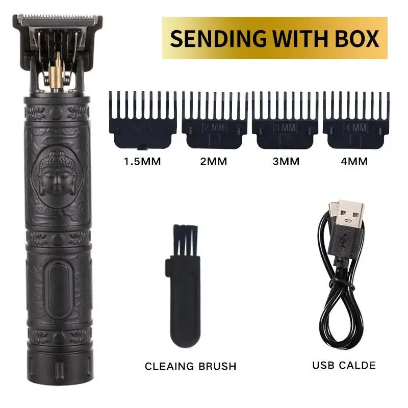 Professional Hair Trimmer Wireless Electric Hair Clipper Beard Shaver Men Hair Cutting Machine Barber For Men Haircut Style