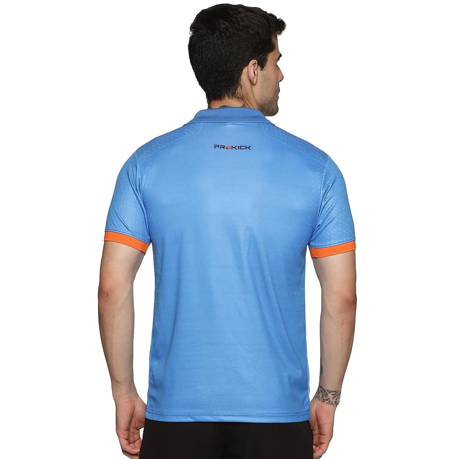 Prokick Indian Cricket Fan Jersey Polo Neck T-Shirt