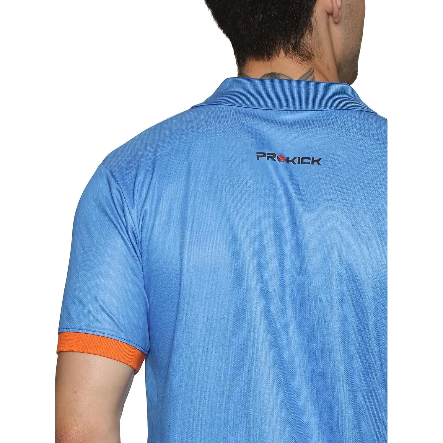 Prokick Indian Cricket Fan Jersey Polo Neck T-Shirt