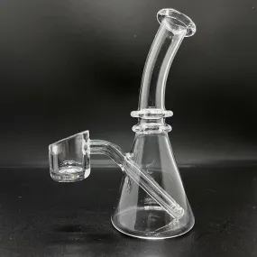 Pure Quartz Beaker Dab Rig