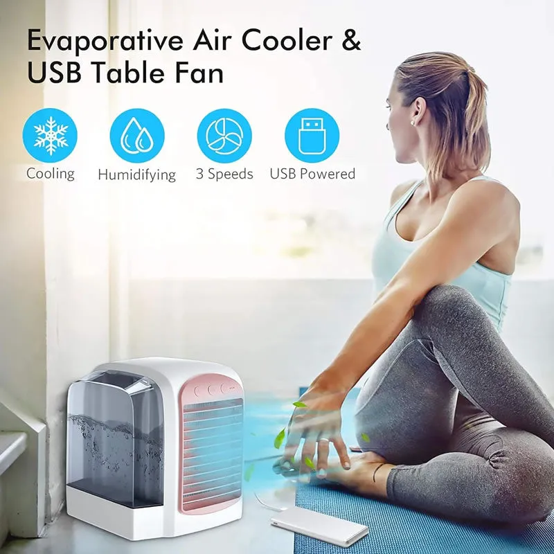 Quiet Operating Portable Mini Air Conditioner Fan Wt-F10-B