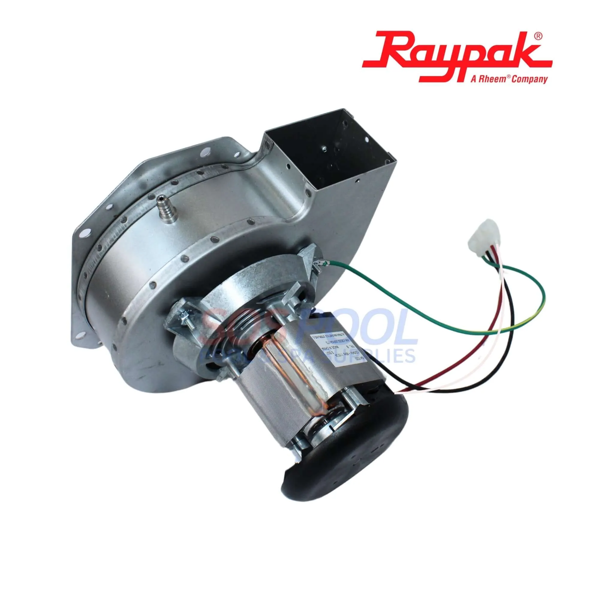 Raypak Combination Air Blower For 407A Low Nox Heaters | 010042F