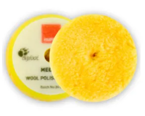 Rupes Medium Polishing Yellow Wool Pad Available in 3" & 5" & 6"