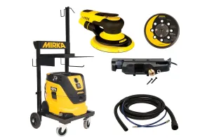 Sanding Kit - Mirka® Pneumatic Random Orbital Sander Trolley Kit, MCA-ART-WVKIT