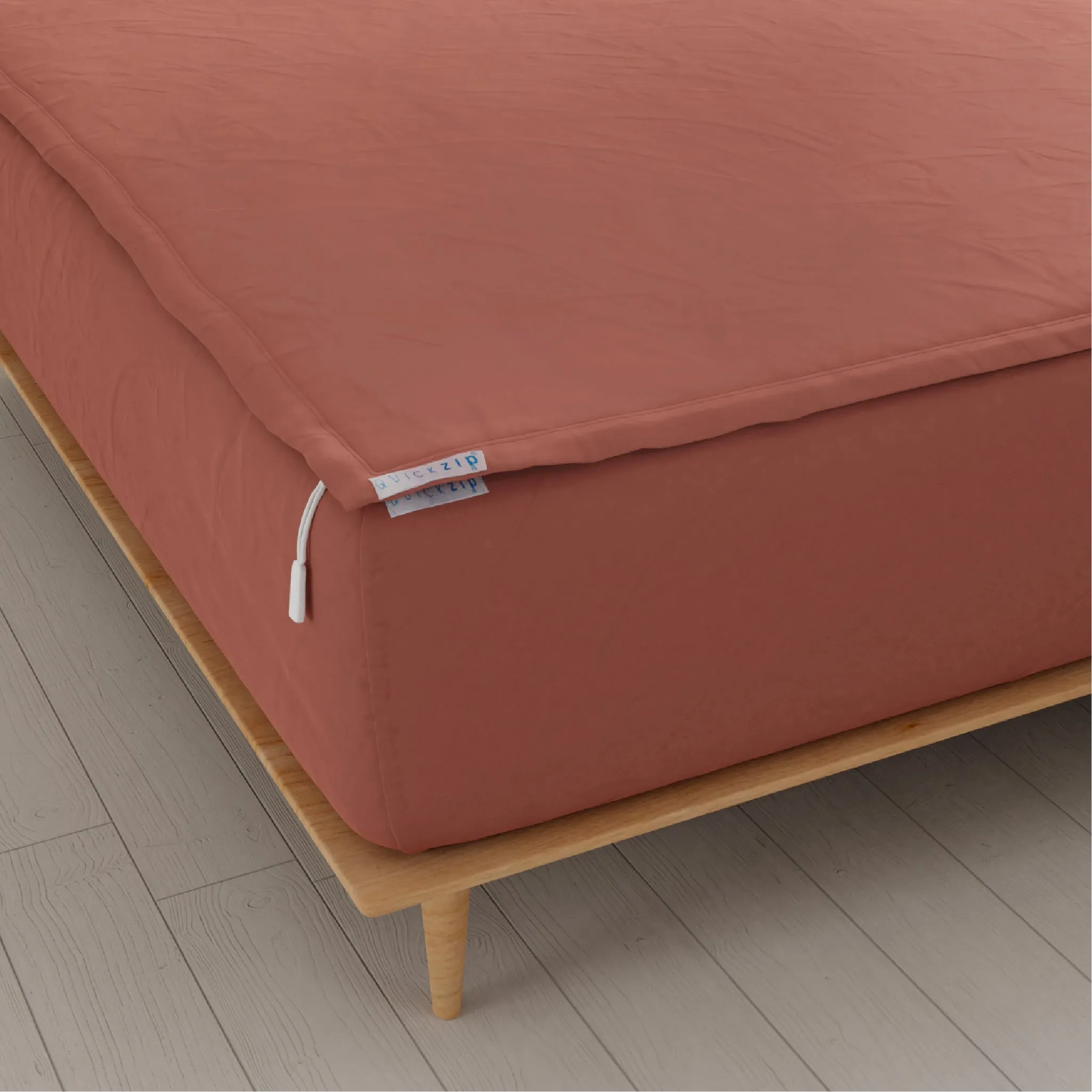 Sateen Fitted Sheet (Base   Zip Sheet ) - Split King