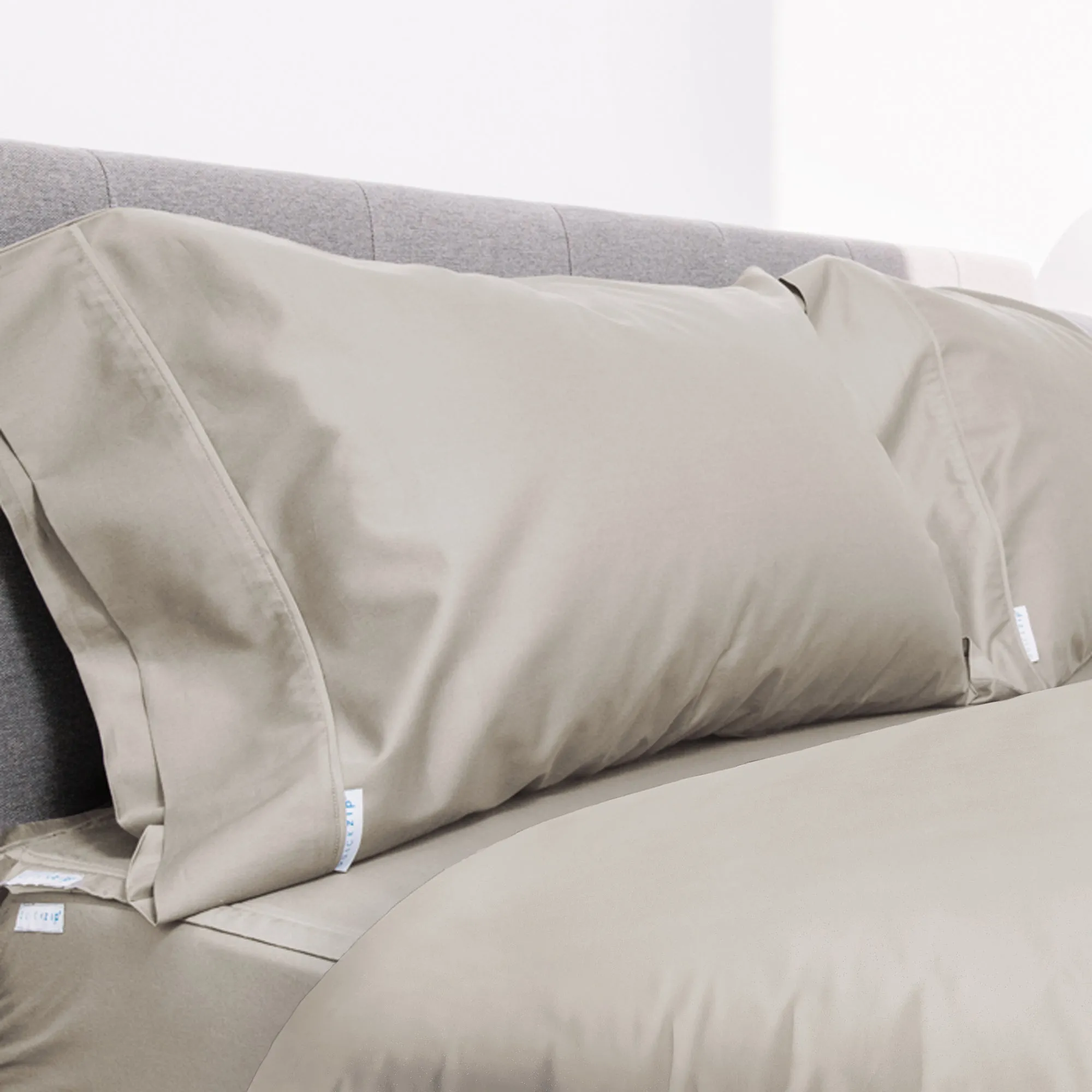 Sateen Fitted Sheet (Base   Zip Sheet ) - Split King