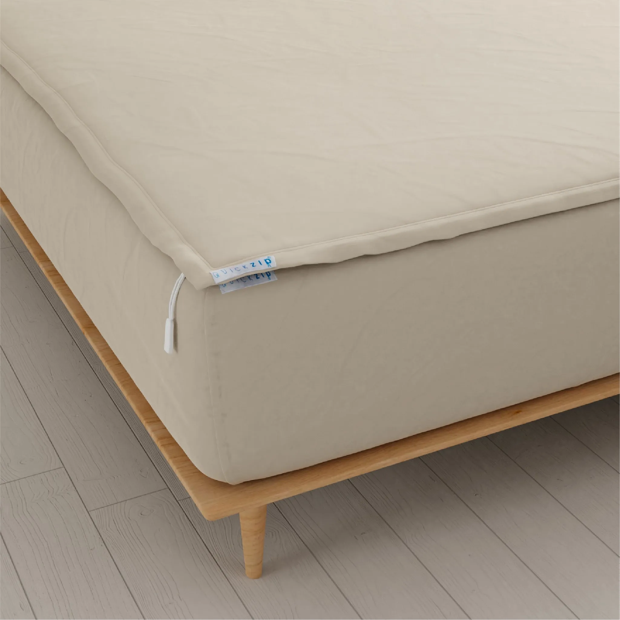 Sateen Fitted Sheet (Base   Zip Sheet ) - Split King