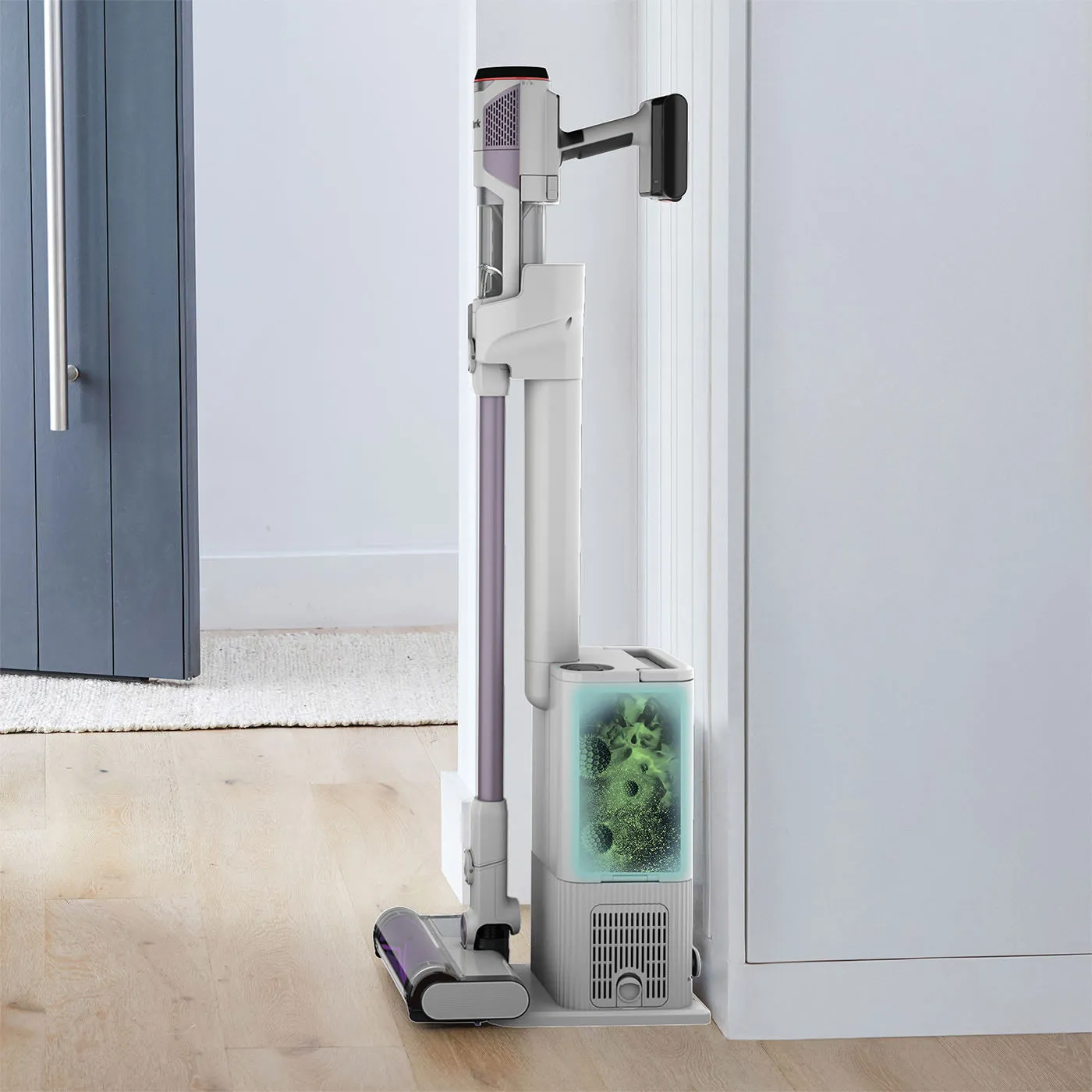 Shark Detect Pro 1.3L Cordless Vacuum Cleaner - White & Ash Purple | IW3510UK