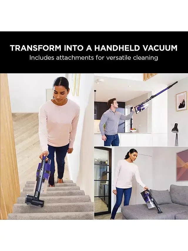 Shark IZ202UKT Cordless Stick Vacuum Cleaner  Pet Model  40 Minutes Run Time  Purple