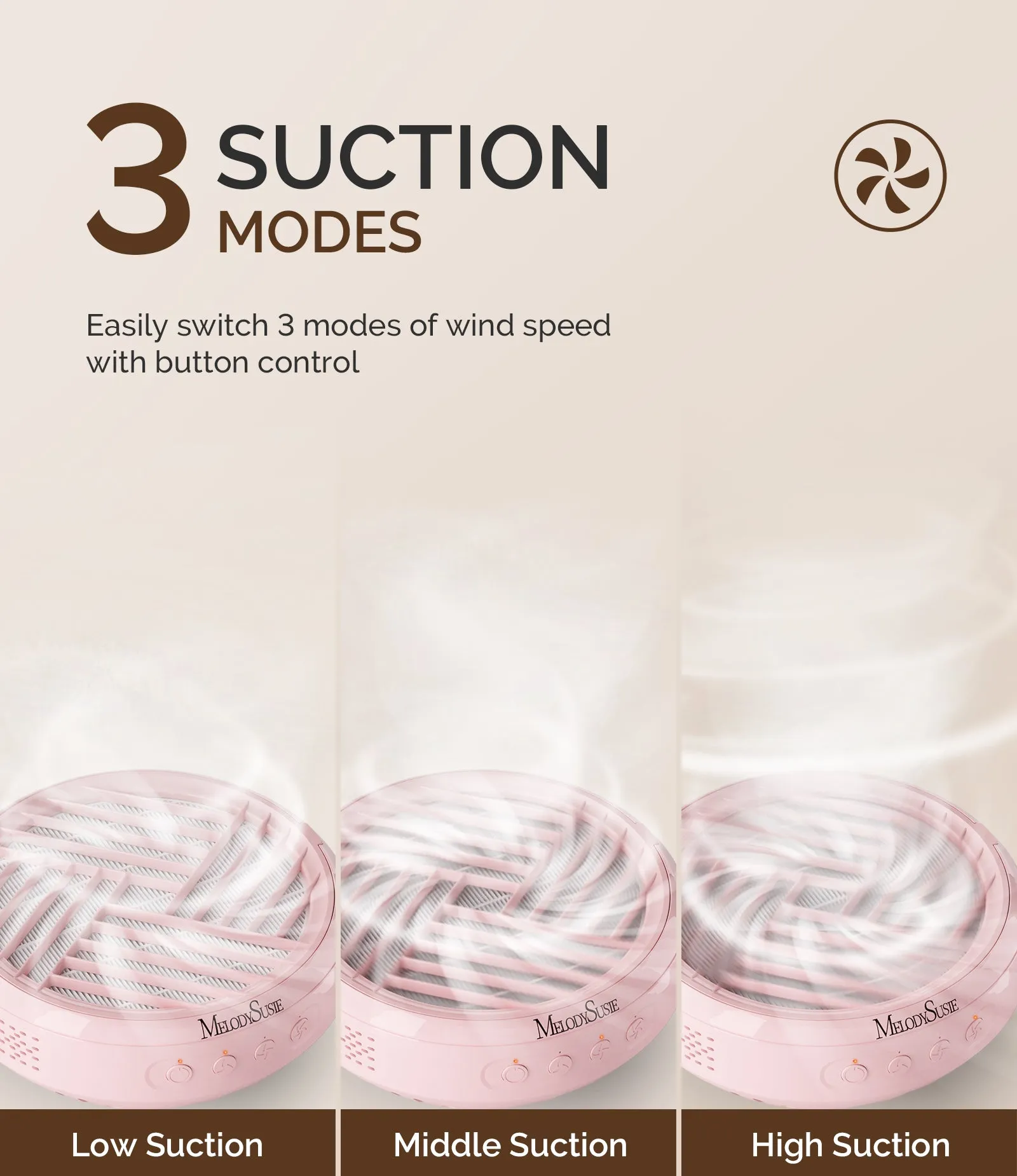 SProR Cordless & Rechargeable Nail Dust Collector - Pink