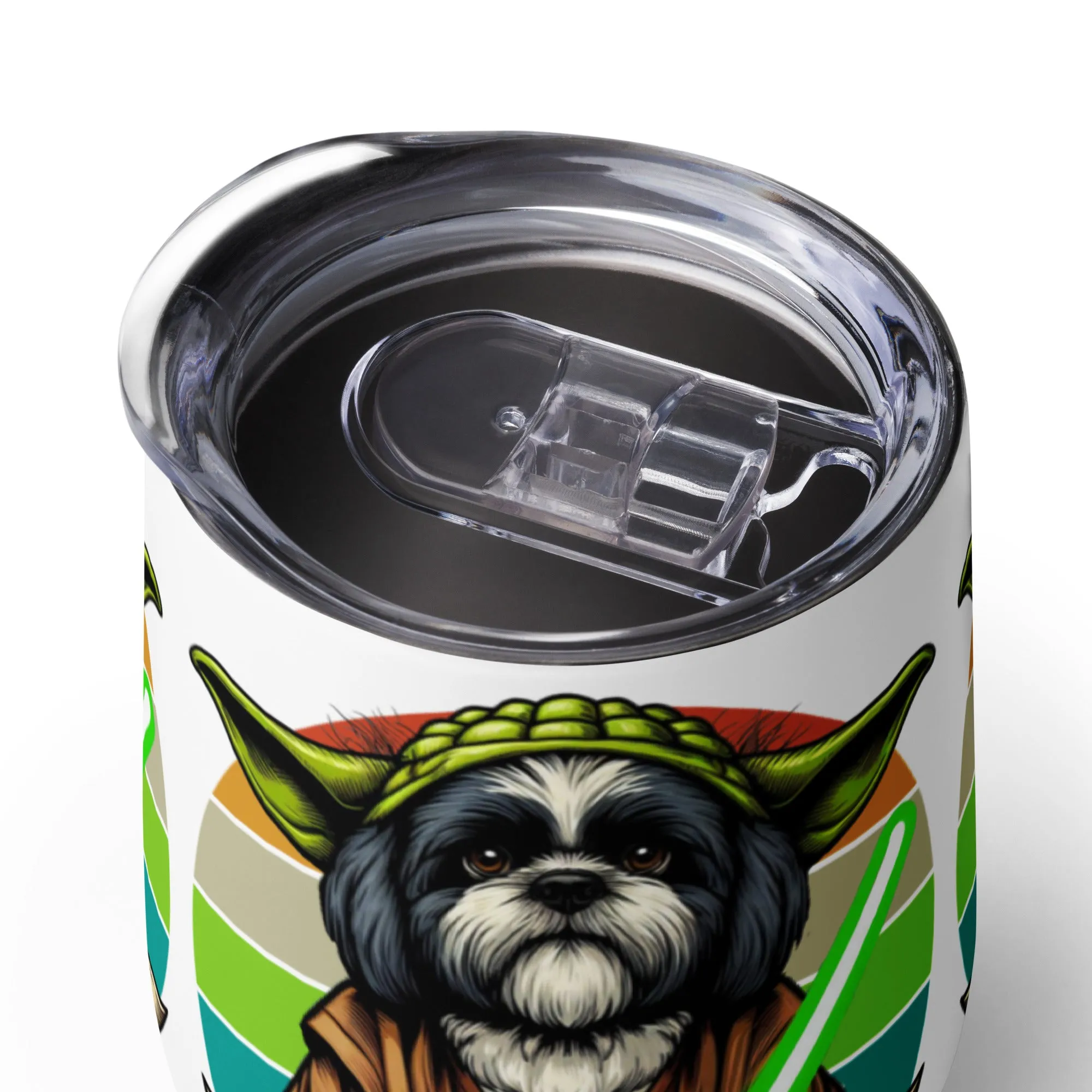 Star Wars Day, May The 4th Be with You, Yoda, Shih Tzu, Shih Tzu Dog, Shih Tzu Gift , Wine tumbler