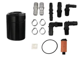 Steeda S550 Mustang Black Billet Oil Separator (GT)