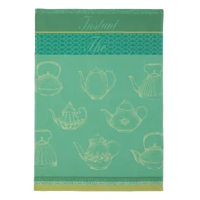 Tea Time (Instant The) French Jacquard Cotton Dish Towel by Coucke