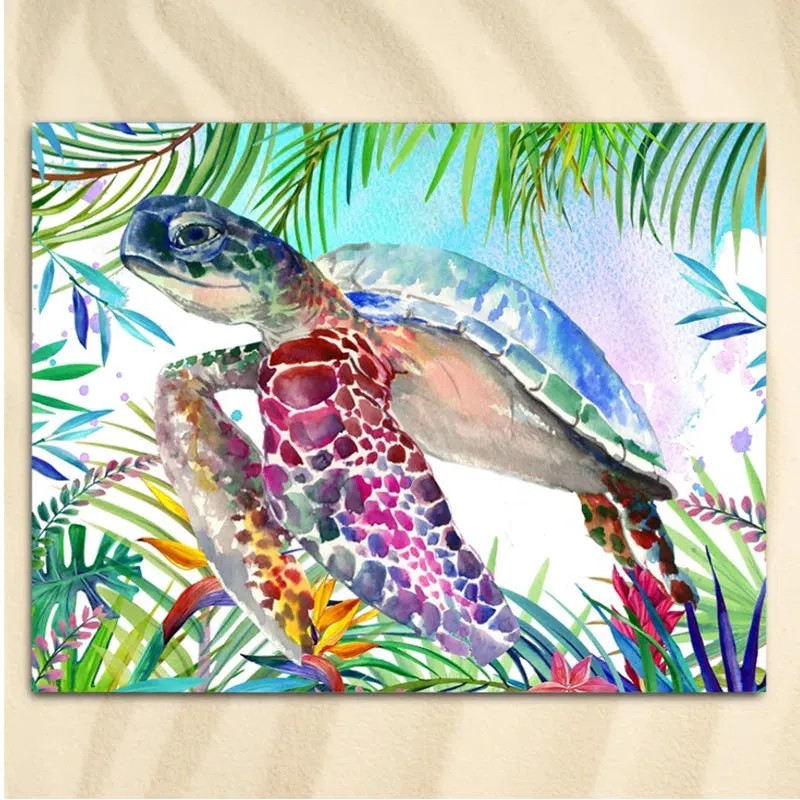 The Original Tropical Sea Turtle Extra Large Towel