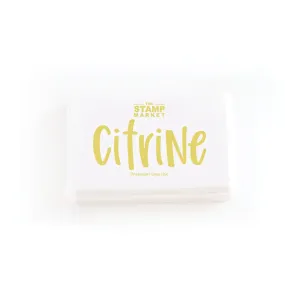 The Stamp Market - Citrine