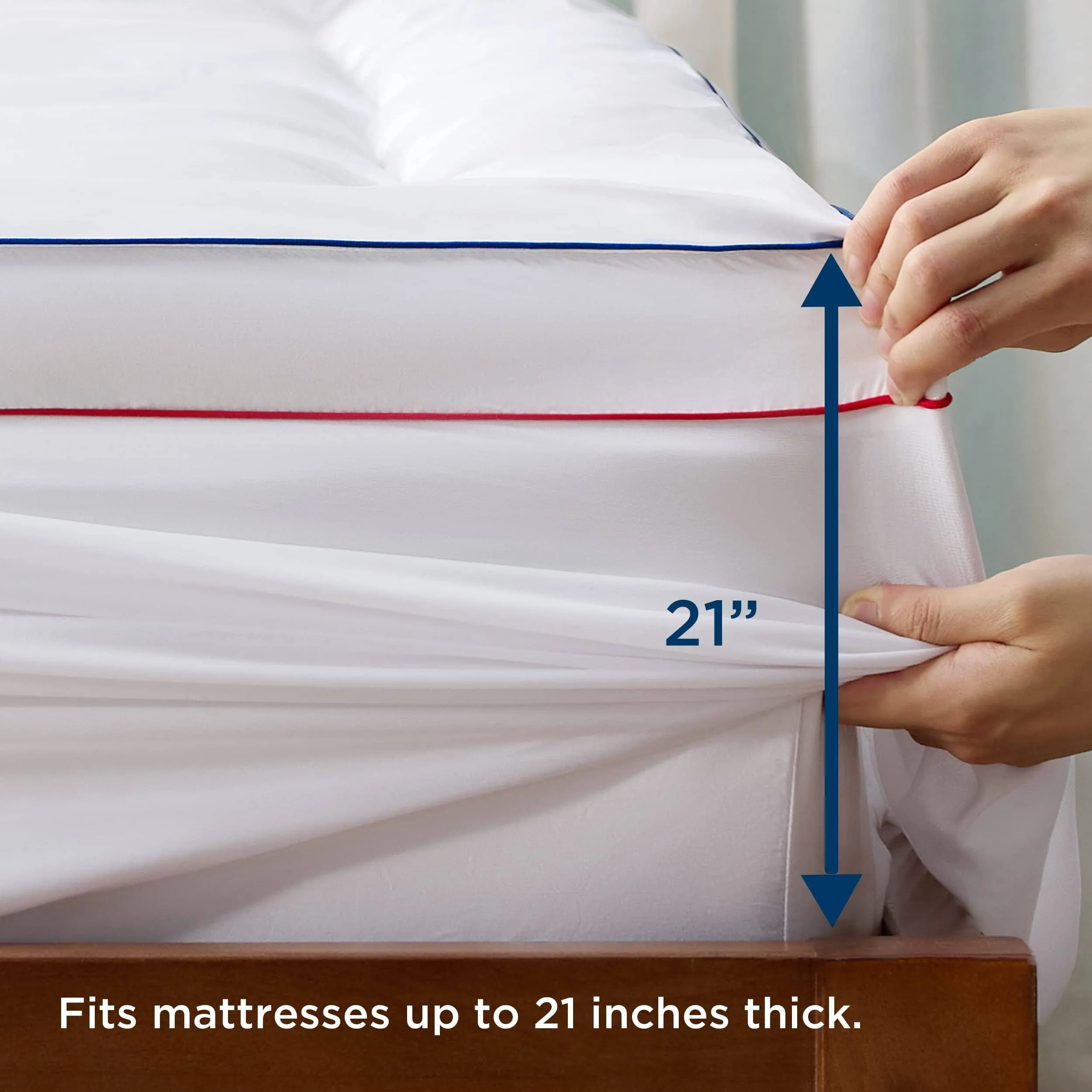 Thick Mattress Topper Pad Cover