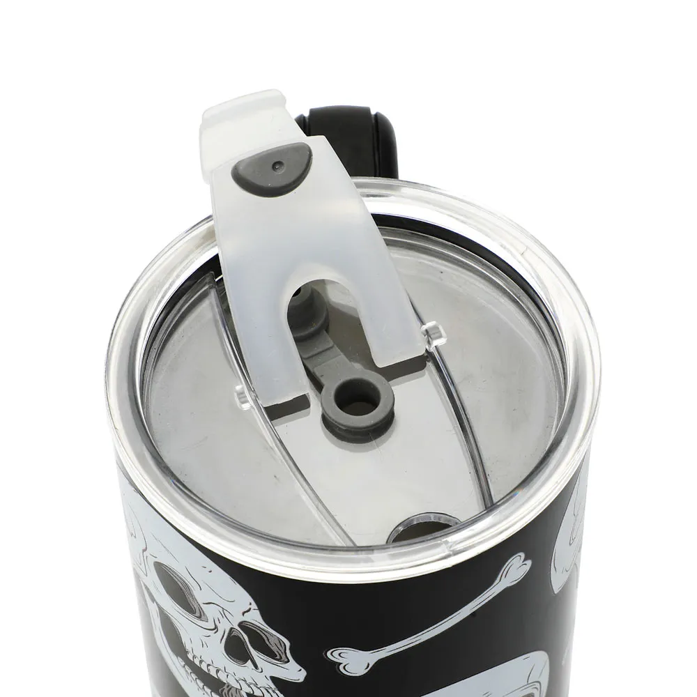 Tumbler - Stainless Steel Tumbler Skulls - 40oz