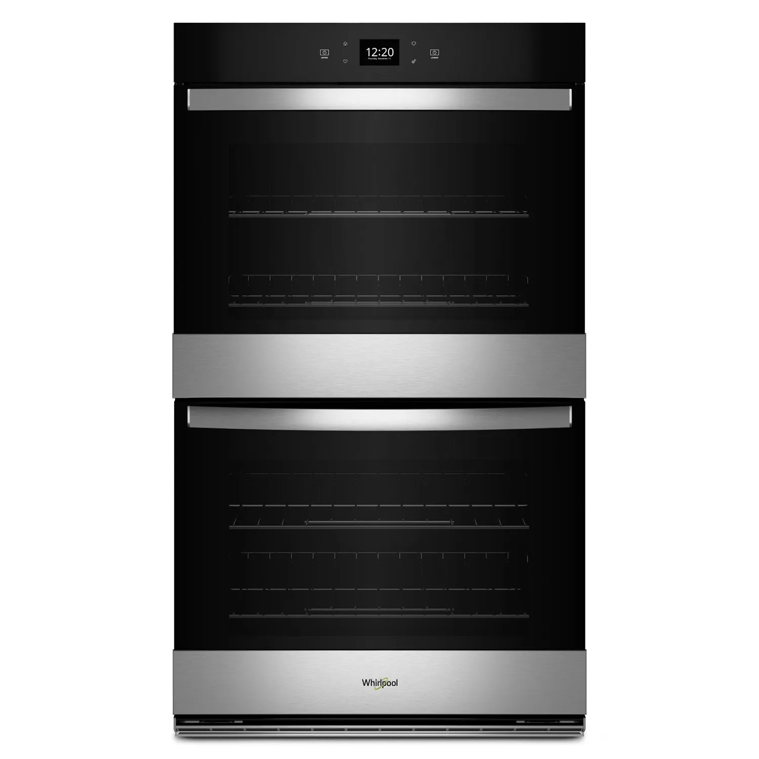 Whirlpool Fingerprint Resistant Stainless Steel Double Wall Oven (10.00 Cu Ft) - WOED5030LZ