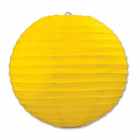 Yellow Paper Lanterns (3/Pkg) 9 ½"