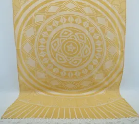 Yellow Sun 100% Cotton Towel