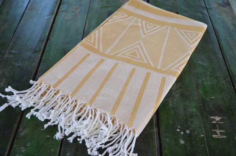 Yellow Sun 100% Cotton Towel